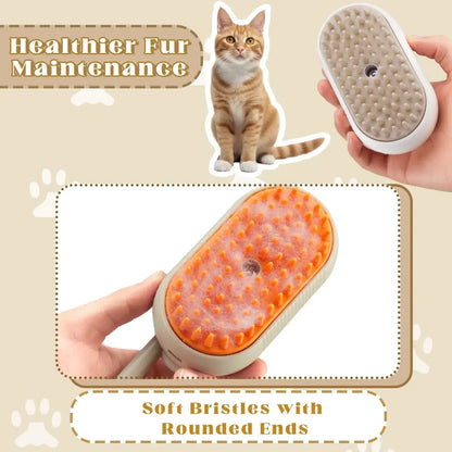 3-IN-1 STEAMY PET BRUSH™