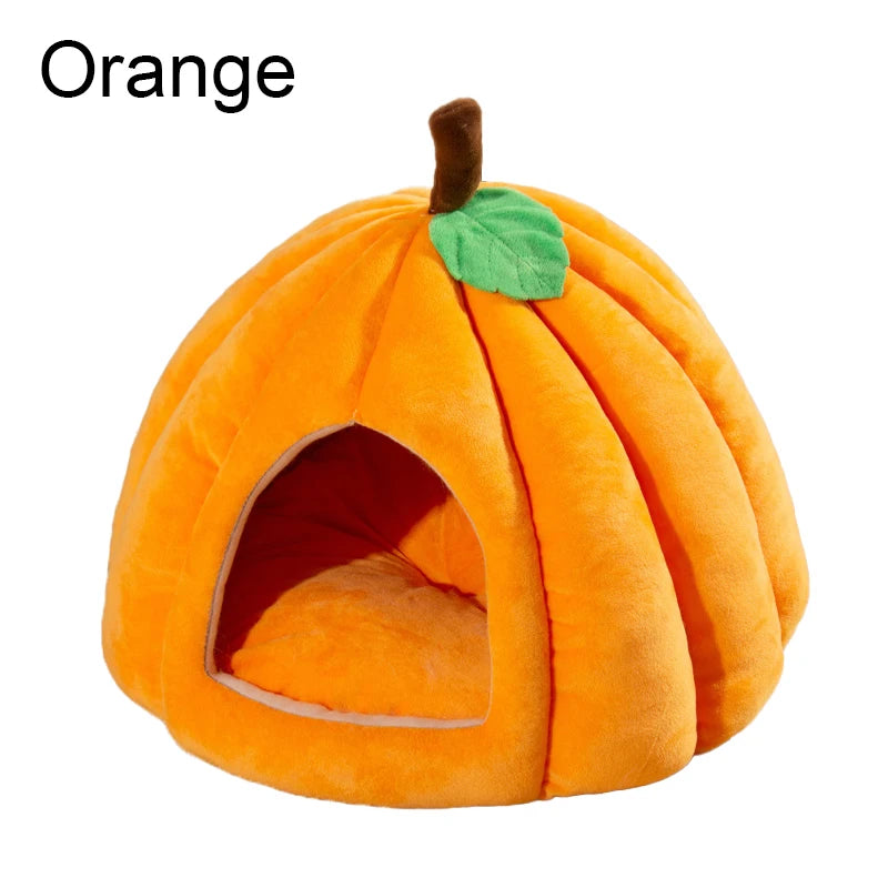 3D Pumpkin Pet House™ - Warm Winter Cat & Dog Bed