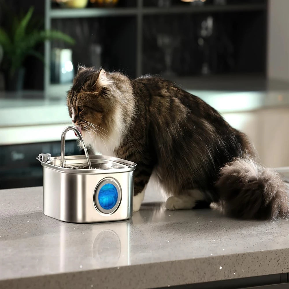Smart 3.2L Pet Water Feeder™ - Visual Window Cat/Dog Drinker