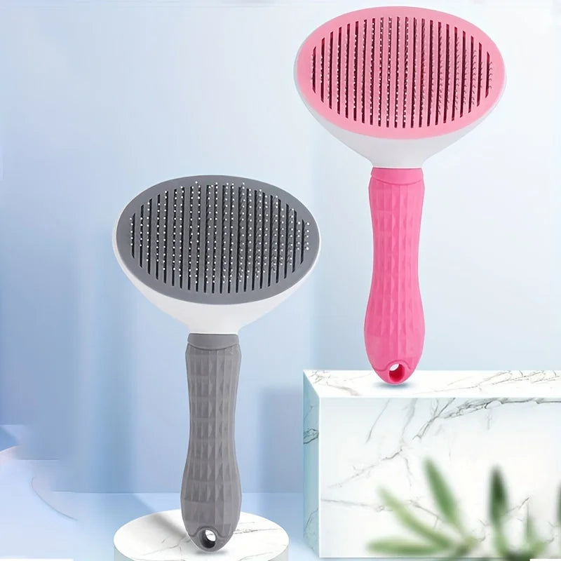 One-Click Pet Hair Removal Comb™ - Effortless Grooming Brush
