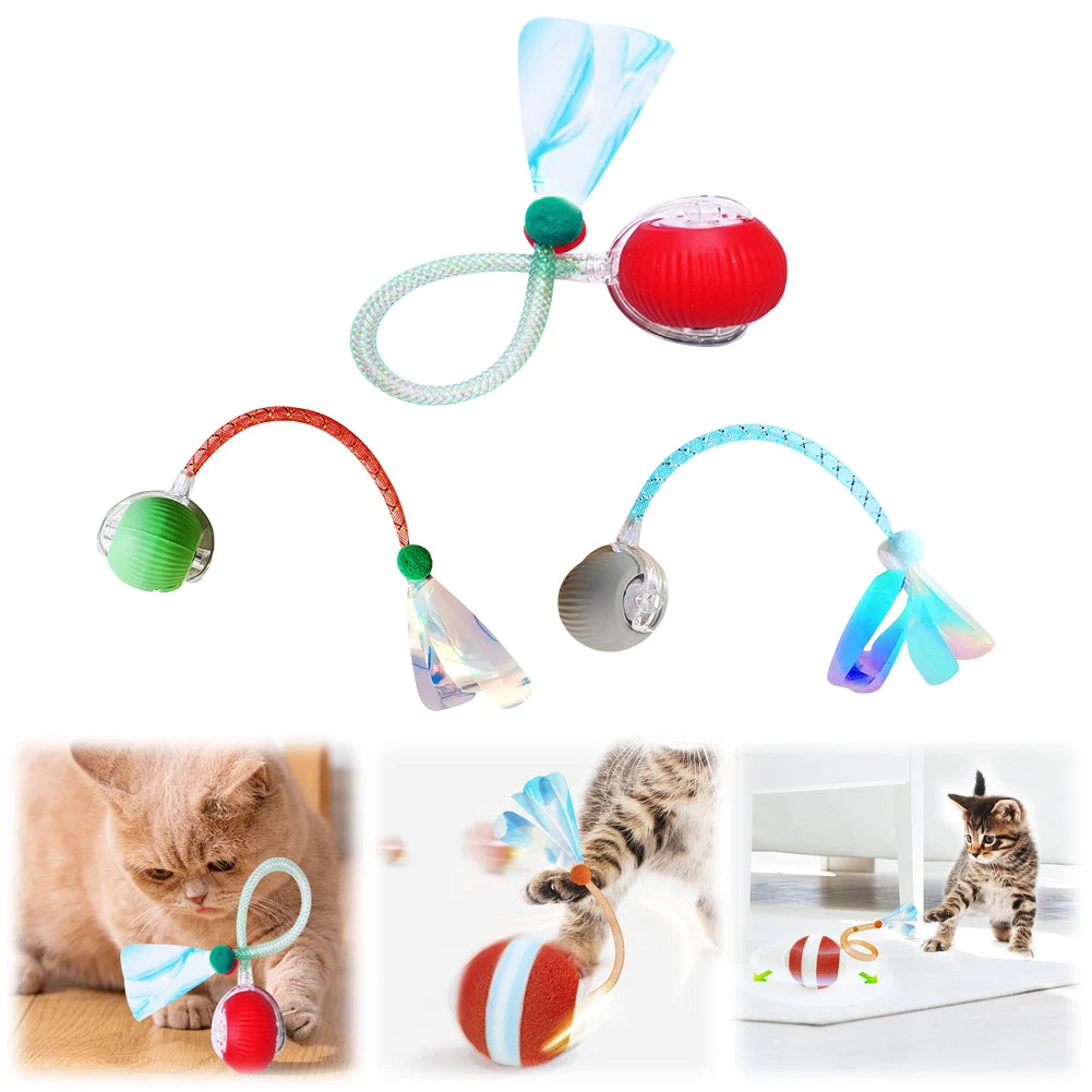 Interactive Cat Play Balls™ - Fun Toy Set for Kitten Entertainment