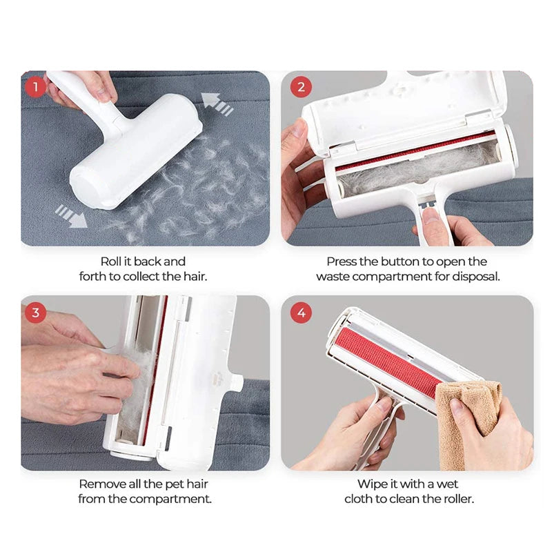 Pet Hair Removal Roller™ - Fur Cleaning Brush for Car, Sofa & Clothes
