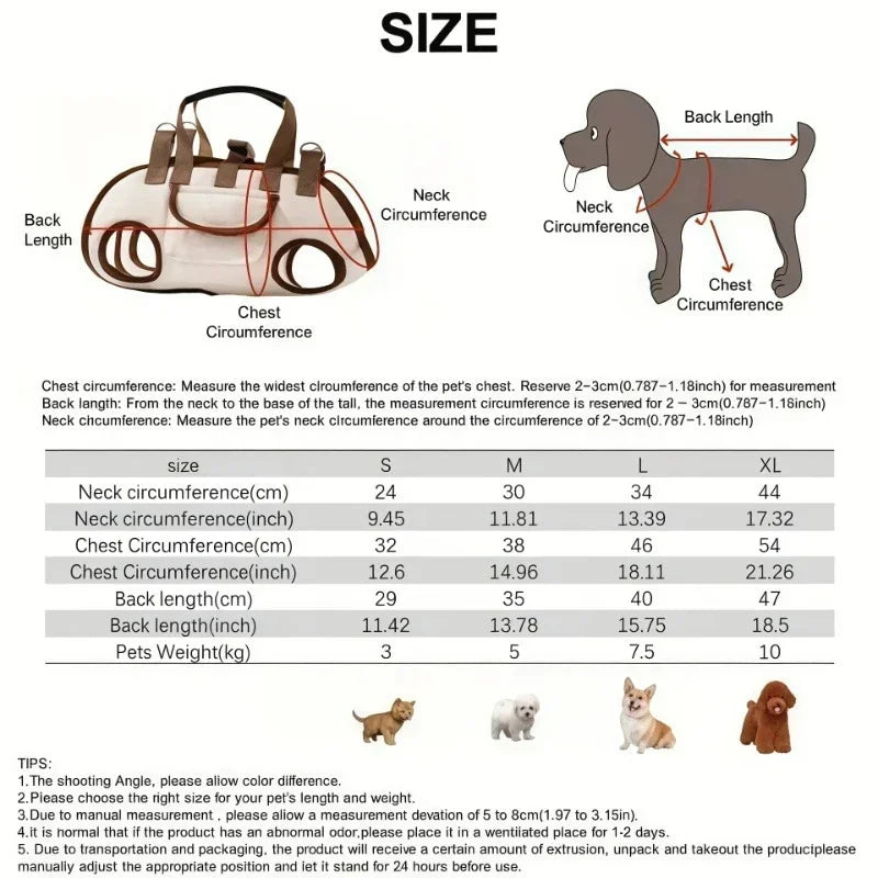 Adjustable Pet Carrier Sling™ - Outdoor Backpack for Small Dogs & Cats