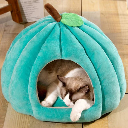 3D Pumpkin Pet House™ - Warm Winter Cat & Dog Bed
